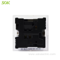 2.1A13A USB Charger Double Pole Switch Outlet sockets